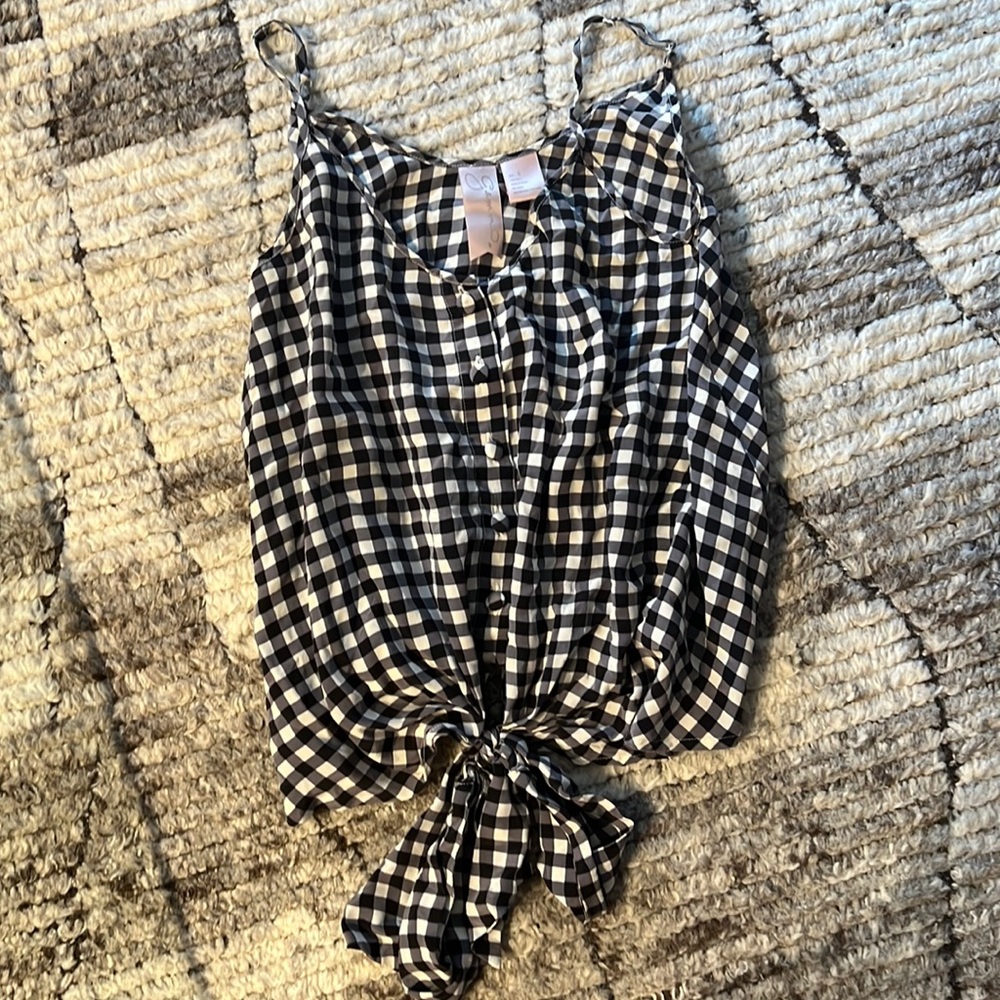 Gemma flowy silk tank